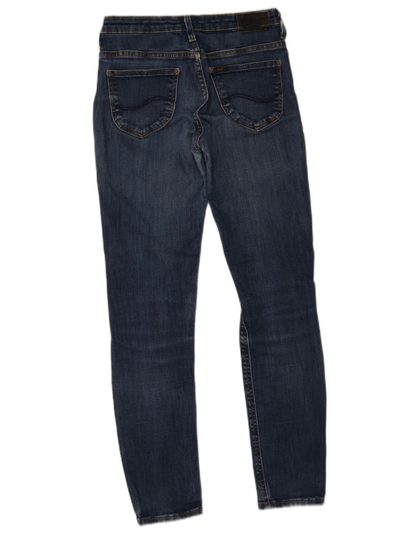 Lee Womens Scarlett Skinny Jeans W29 L33 Azul Algodão