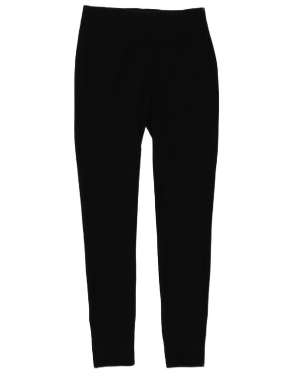 Joules Calça feminina casual skinny UK 10 pequena W27 L29 algodão preto