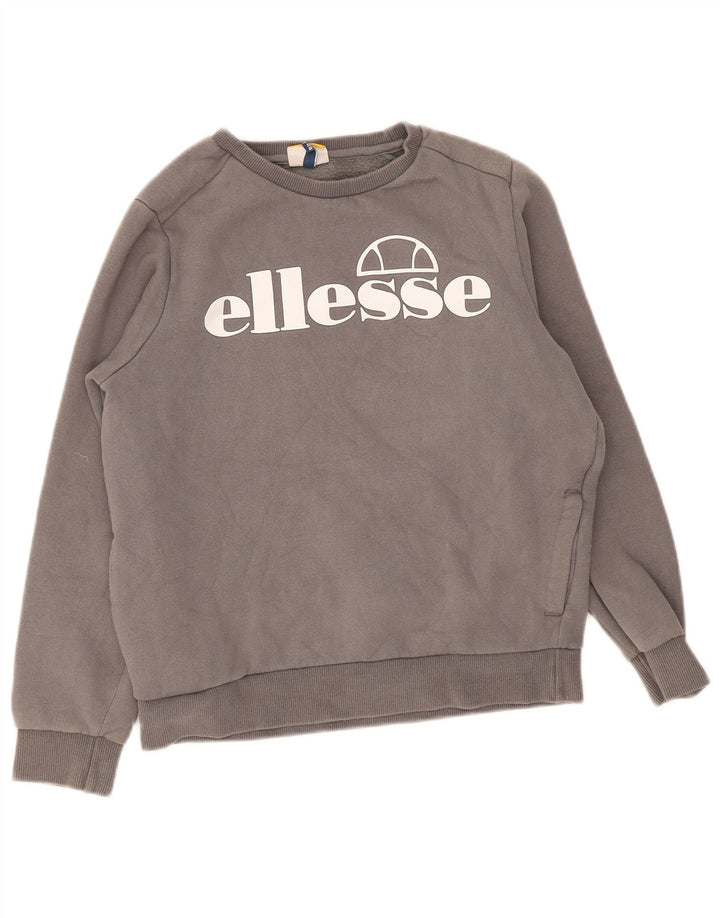 Suéter gráfico Ellesse Boys 13-14 anos cinza