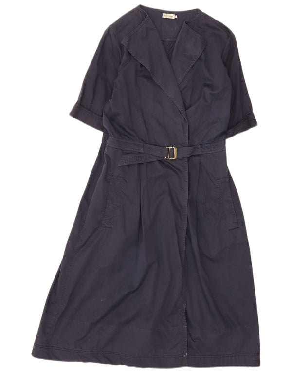Vestido feminino Henry Cottons IT 46 grande algodão azul marinho