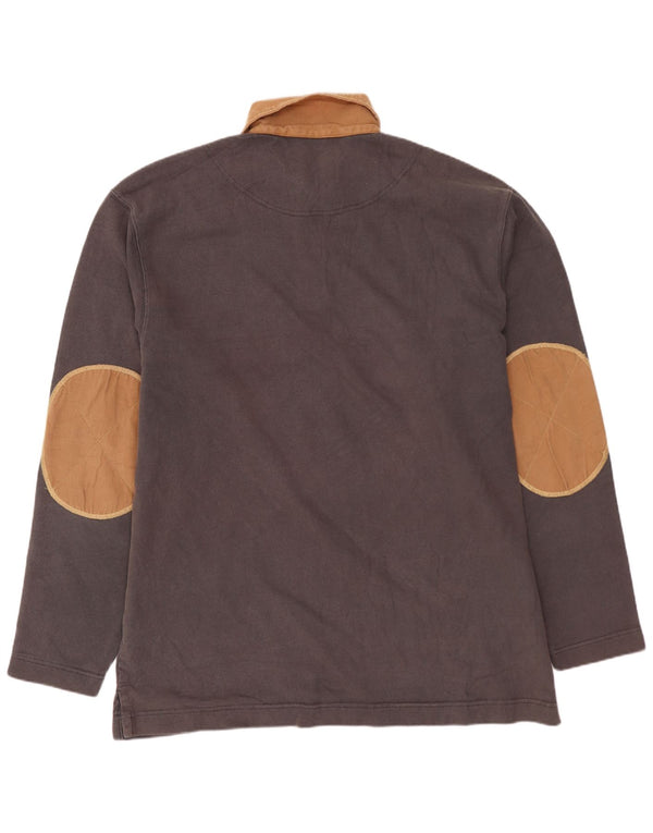 Camisa polo masculina de rugby MURPHY & NYE Sailmakers Graphic 2XL cinza bloco colorido