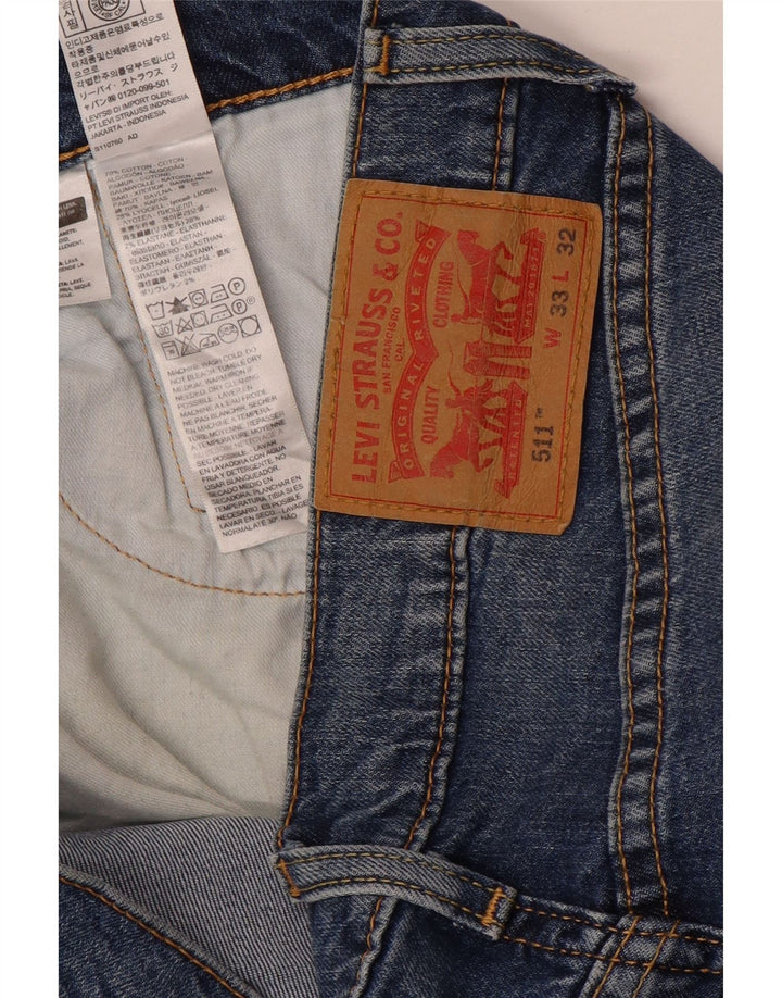 Jeans Levis 511 Slim Masculino W33 L32 Azul