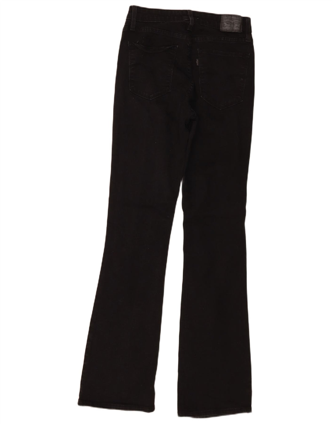 Calça jeans feminina Levi's 725 High Rise Bootcut W29 L34 algodão preto