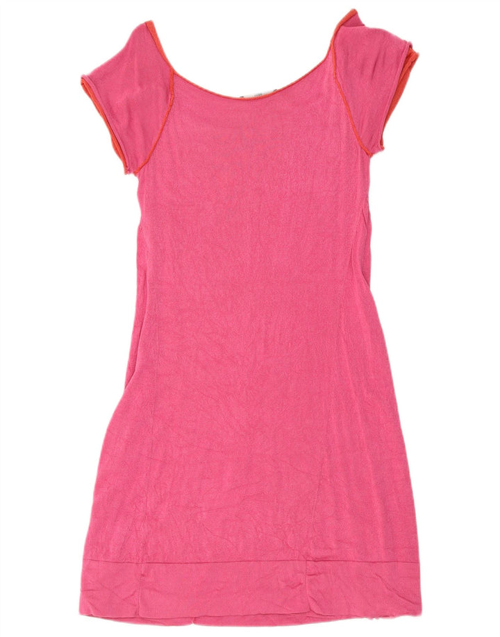Vestido bainha feminino Hugo Boss Reino Unido 8 pequeno rosa