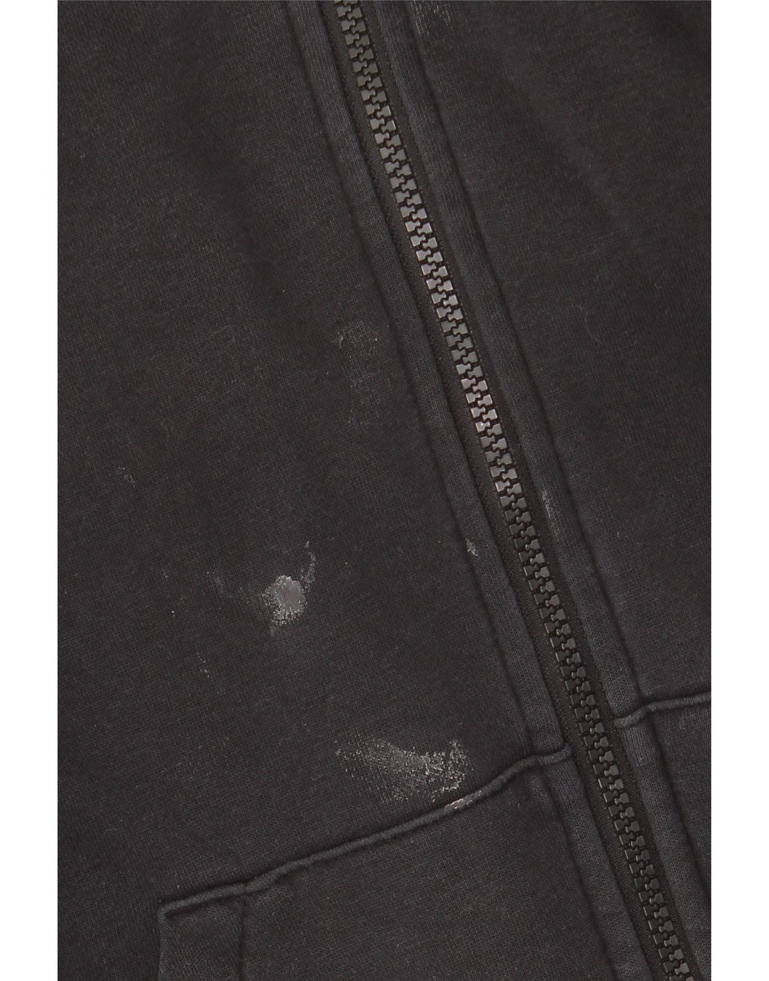 Suéter feminino Nike com capuz e zíper grande UK 6 XS preto algodão