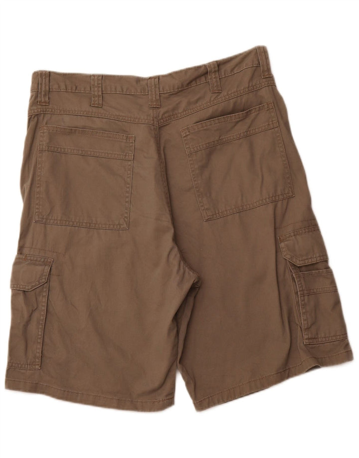 Shorts cargo masculino WRANGLER W34 grande algodão marrom