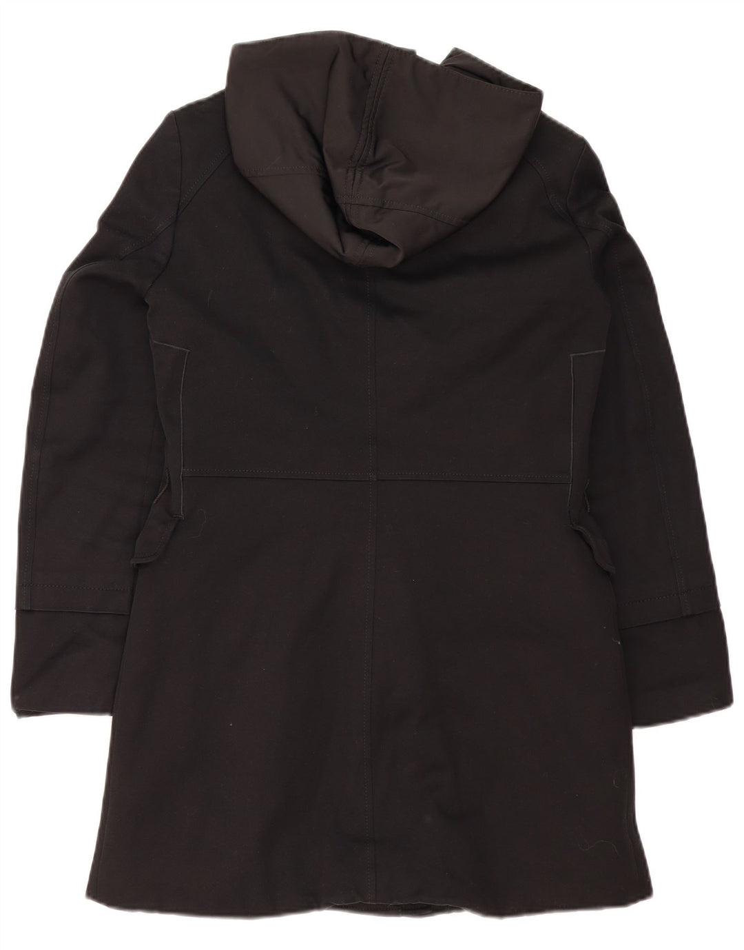Sobretudo feminino PEUTEREY com capuz IT 42 algodão preto médio