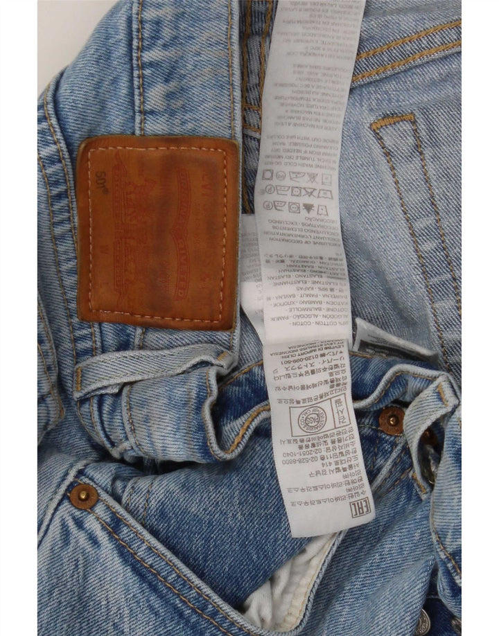Levi's Masculino 501 Straight Jeans W31 L26 Azul Algodão