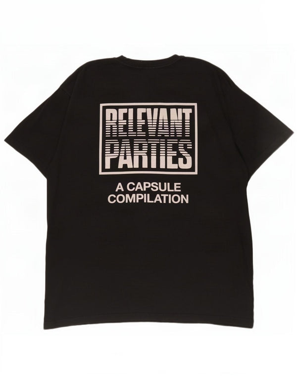 Camiseta gráfica masculina Carhartt Top XL algodão preto