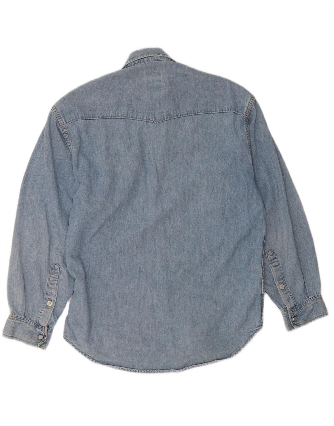 Camisa jeans masculina PEPE JEANS algodão azul médio