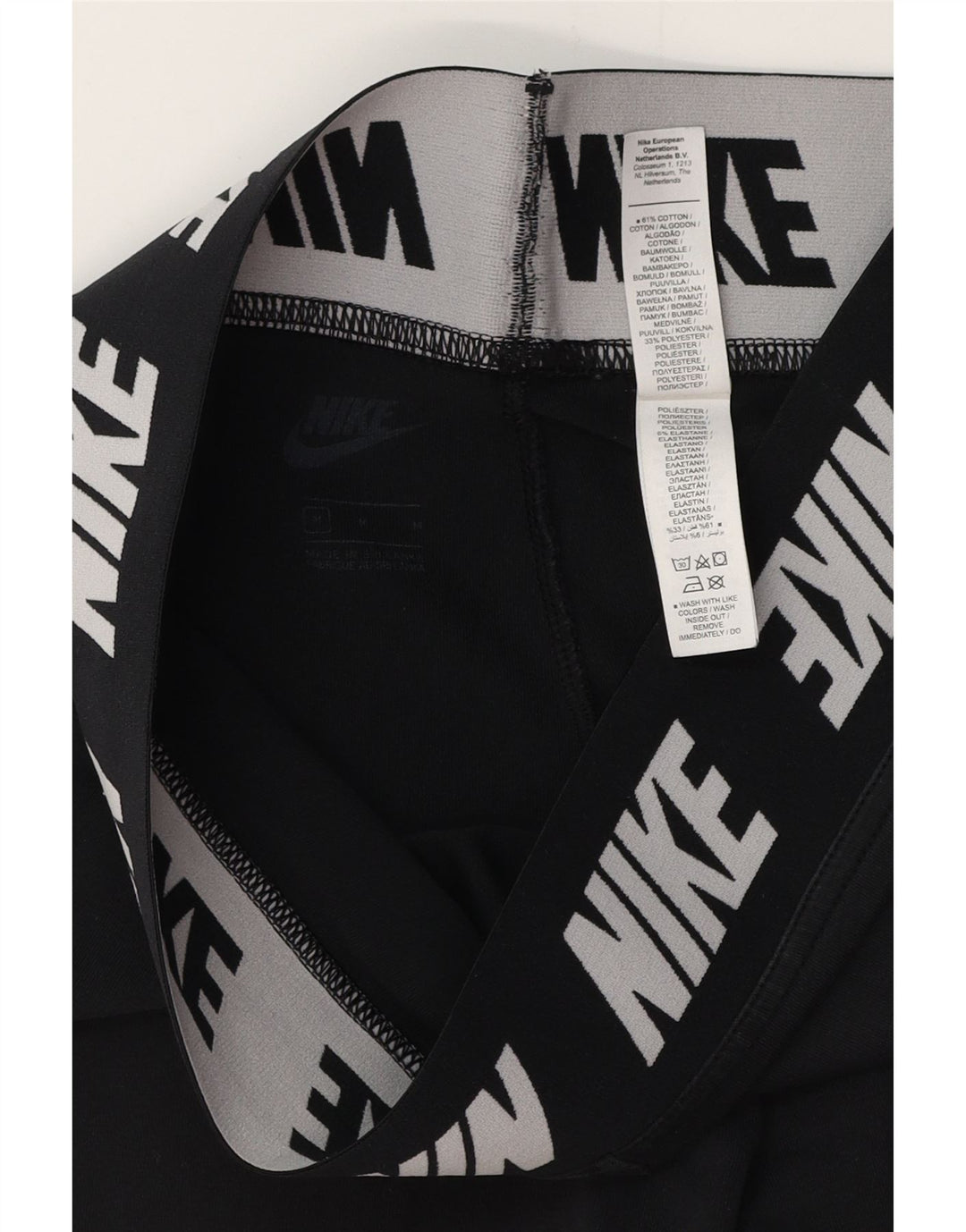 Leggings femininas Nike Graphic UK 14 médio preto algodão