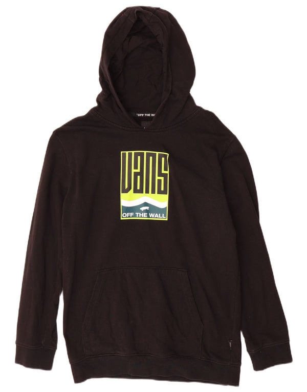 Vans Meninos Graphic Hoodie Jumper 14-15 Anos XL Preto Algodão