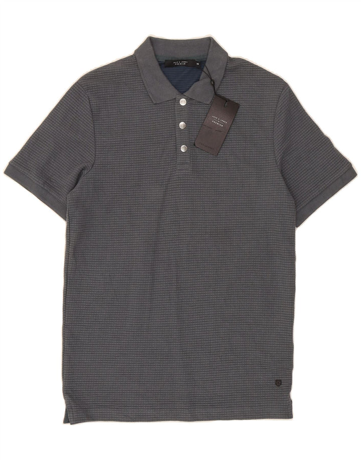 JACK & JONES Mens Polo Shirt XS Grey Cotton Vintage Jack & Jones and Second-Hand Jack & Jones from Messina Hembry 