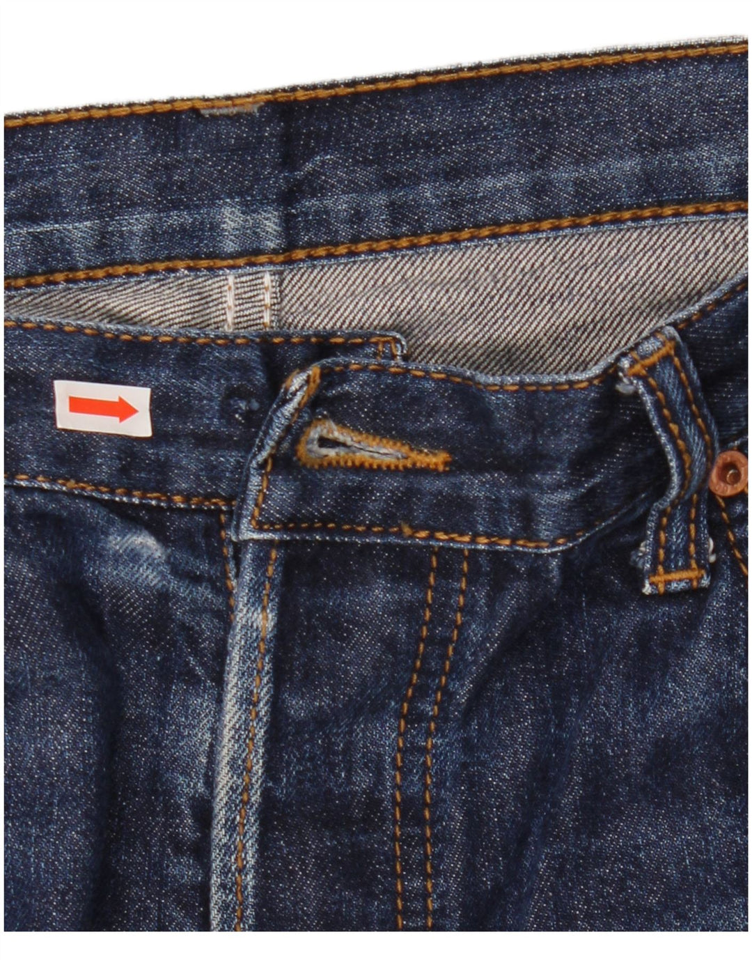 Levi's Masculino 501 Straight Jeans W36 L32 Azul Algodão