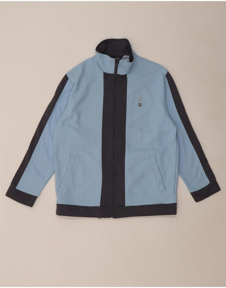 Lotto Womens Tracksuit Top Jacket UK 12 Medium Blue Colourblock Poliéster