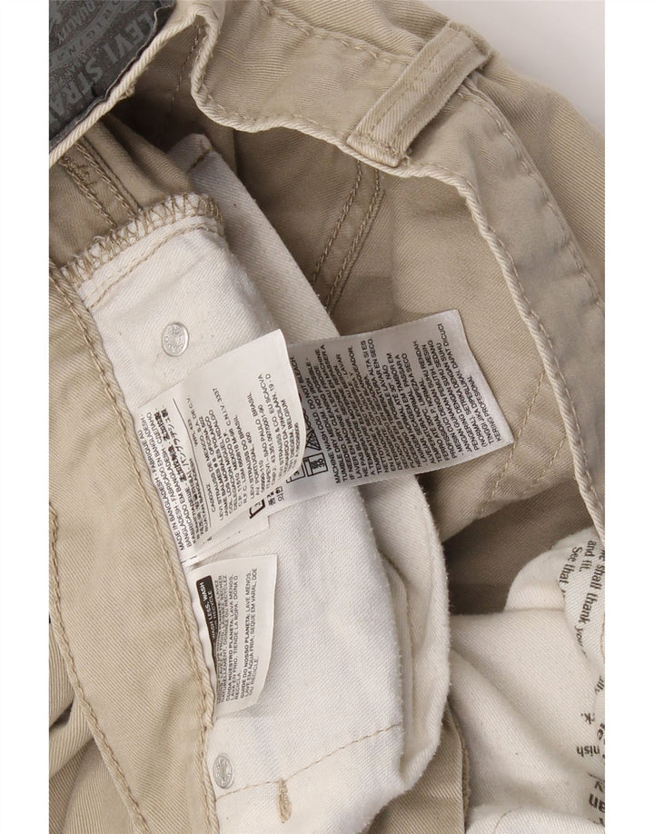 LEVI'S Womens 514 Straight Casual Trousers W32 L32 Beige Cotton Vintage Levi's and Second-Hand Levi's from Messina Hembry 