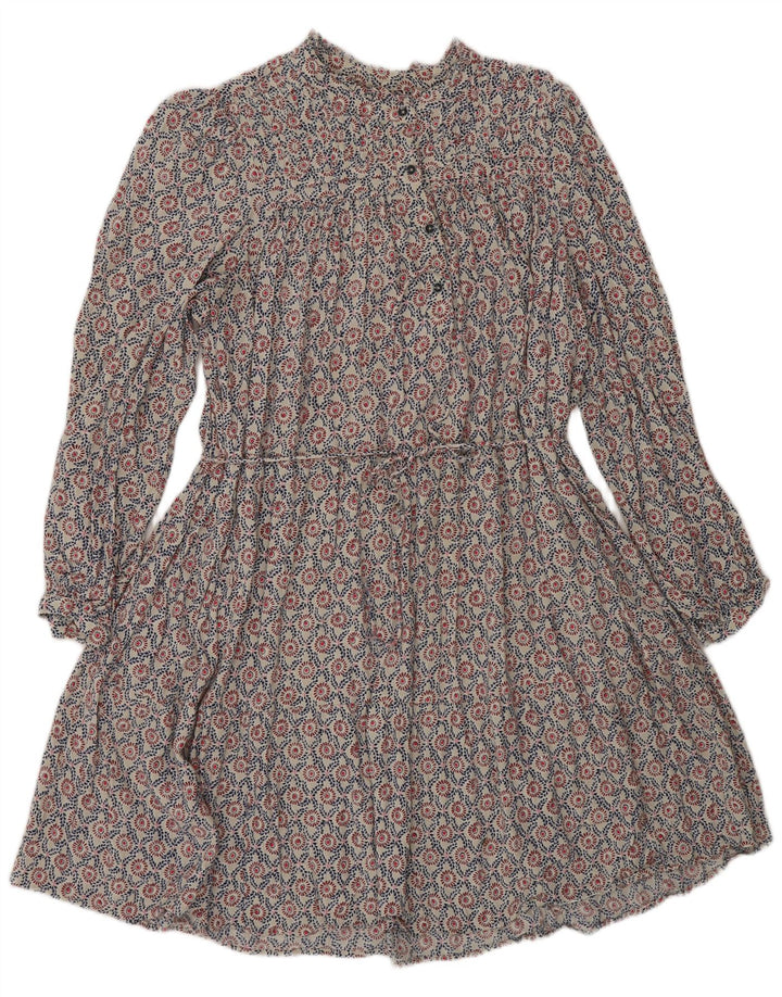 Vestido feminino Marks & Spencer em camadas Reino Unido 16 grande boêmio multicolorido