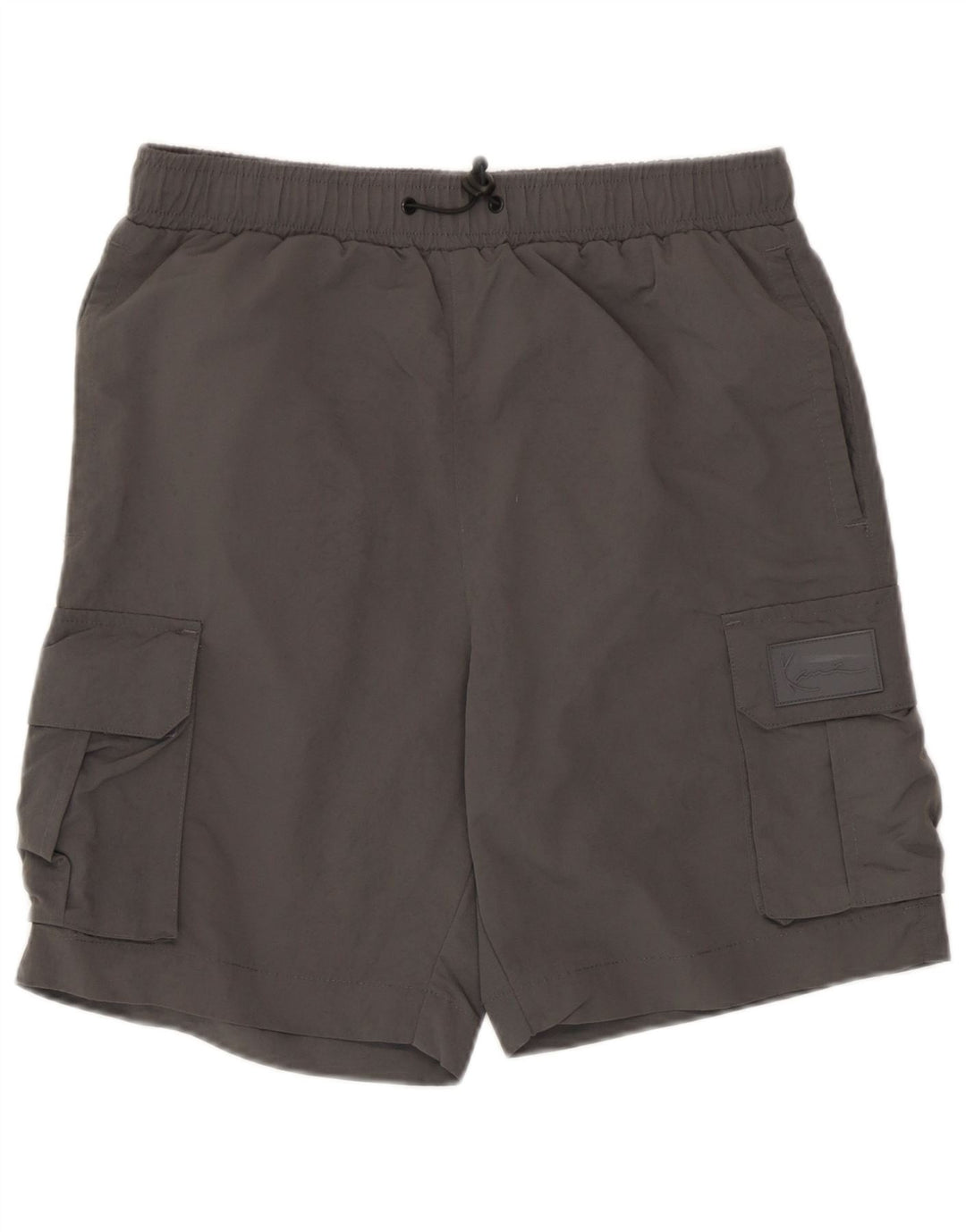 Karl Kani Mens Cargo Shorts Pequeno Cinza Poliamida