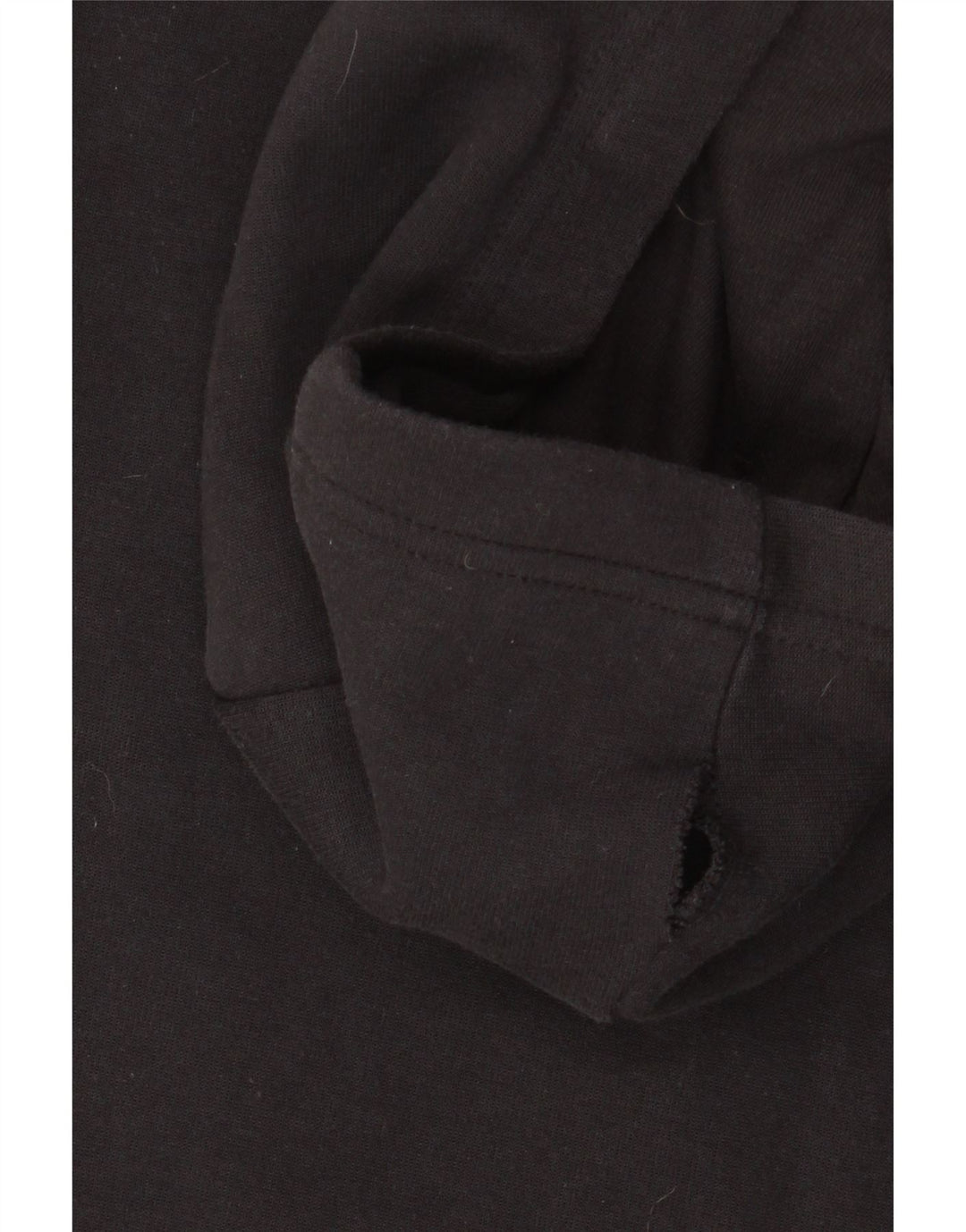 ADIDAS Suéter masculino com capuz e zíper solto 14-15 anos algodão preto