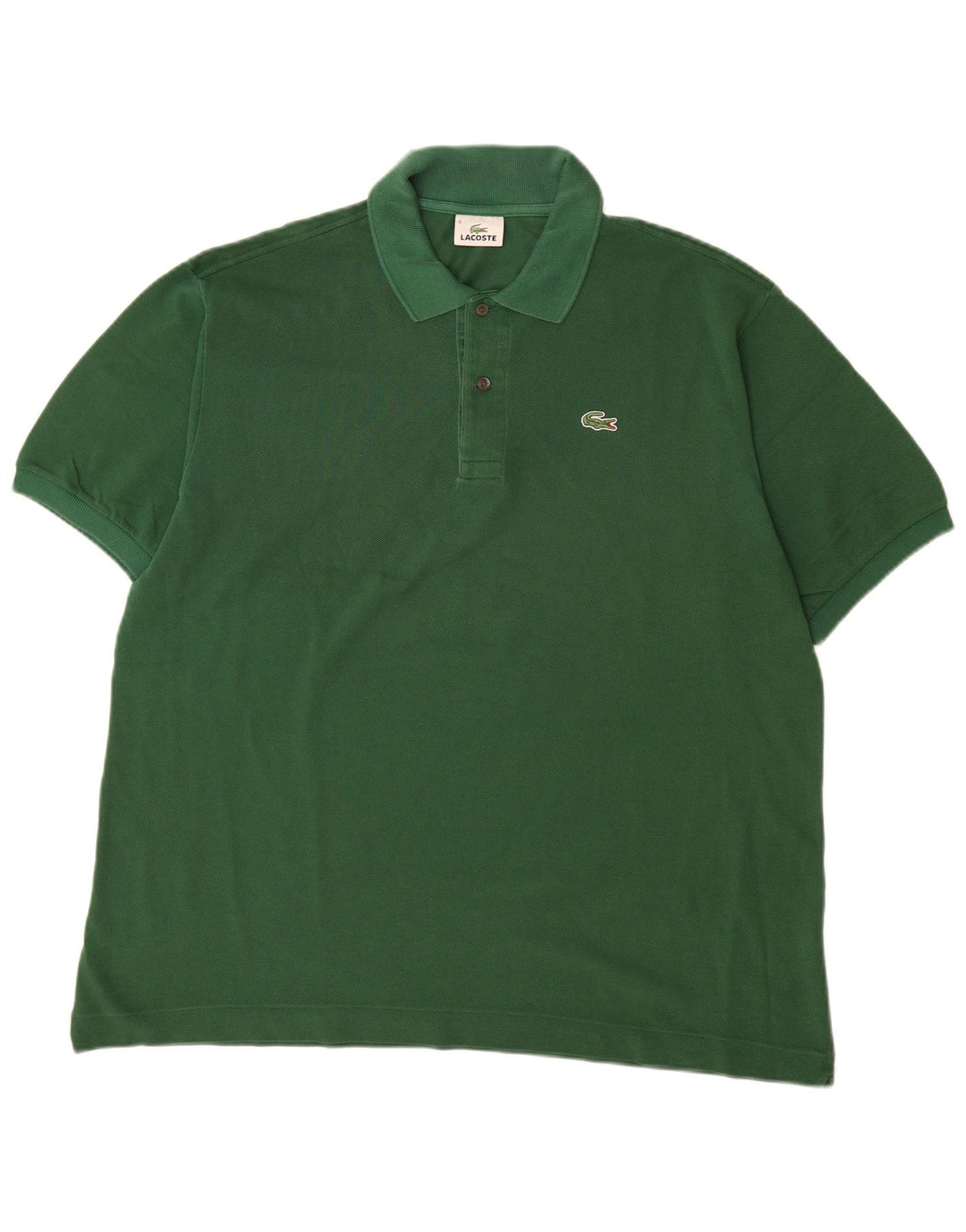 Camisa polo masculina LACOSTE tamanho 6 XL algodão verde