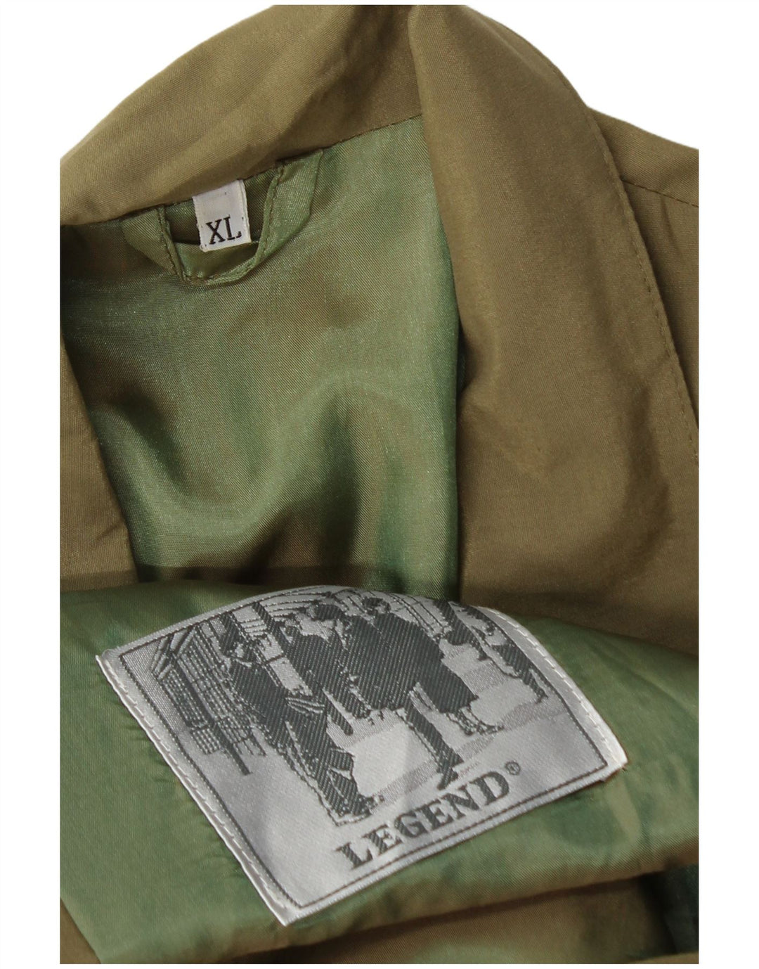 Jaqueta blazer masculina LEGEND com 1 botão Reino Unido 42 XL cáqui