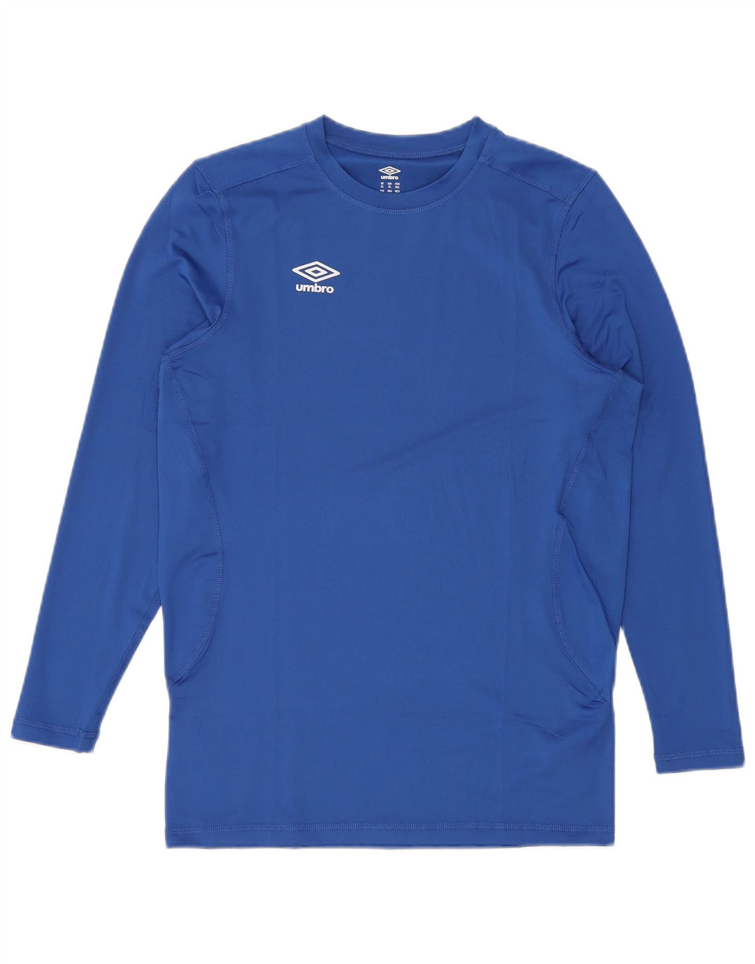 Top masculino UMBRO de manga comprida XL azul poliéster