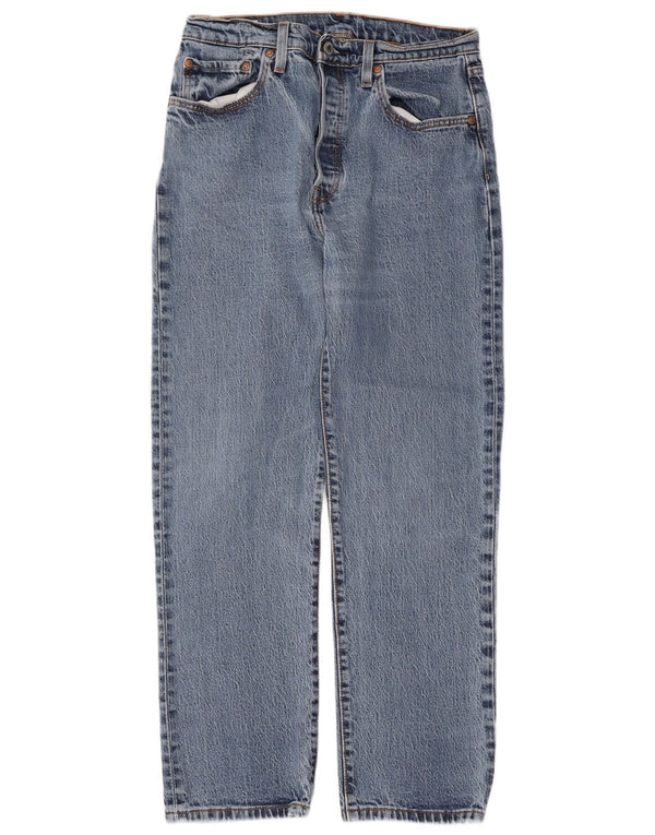 Calça jeans masculina Levi's 501 Straight W28 L28 azul algodão