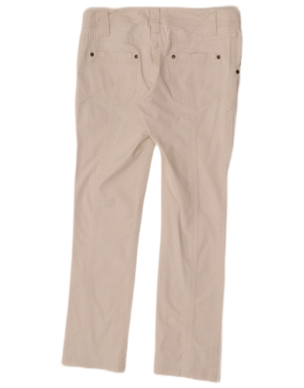 Massimo Dutti Womens Slim Chino Trousers W32 L29 White