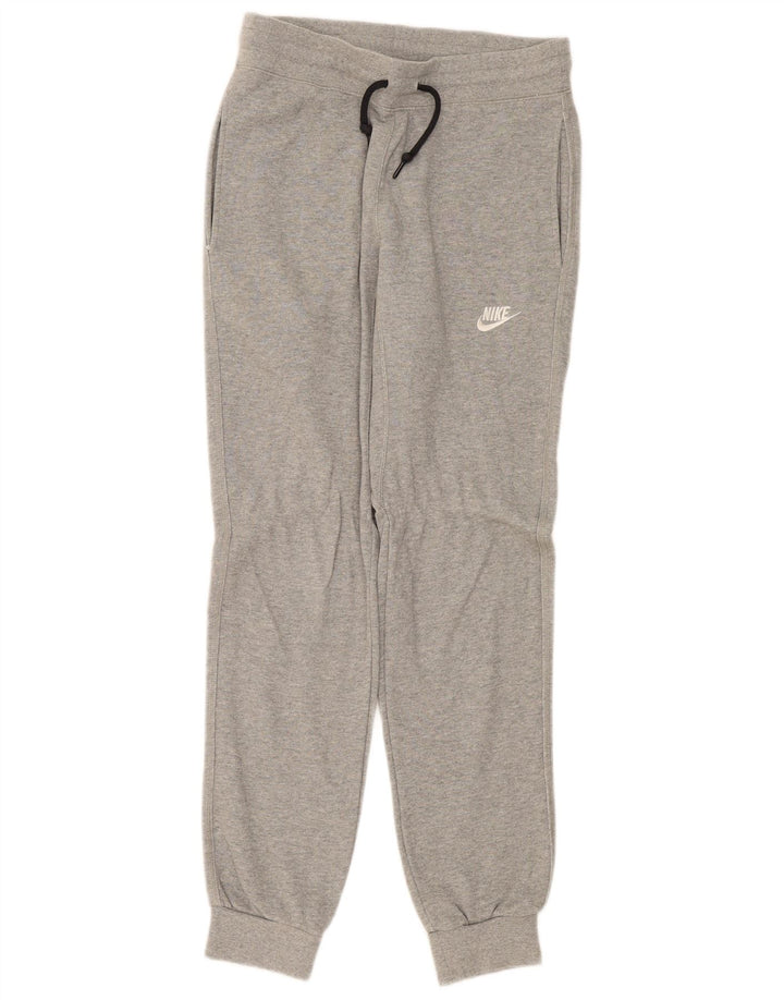 Calça de treino masculina Nike joggers pequena cinza manchada