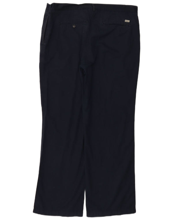 Calça Chino Calvin Klein Masculina Golf Straight W38 L32 Azul Marinho Algodão