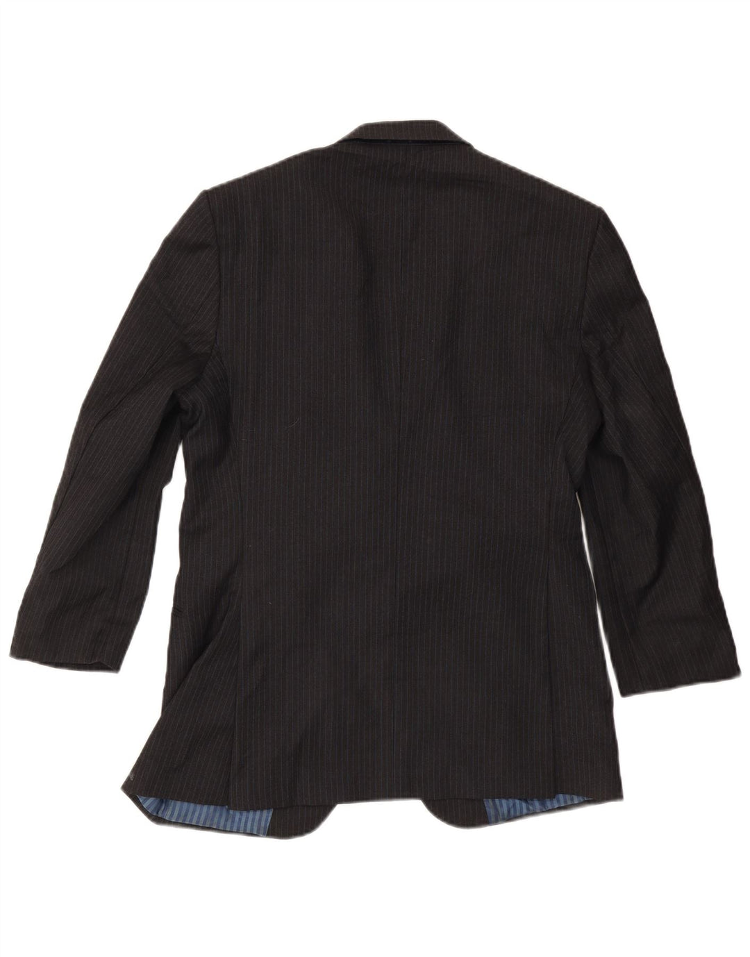 Jaqueta blazer masculina de 2 botões Marks & Spencer Reino Unido 38 risca de giz cinza médio