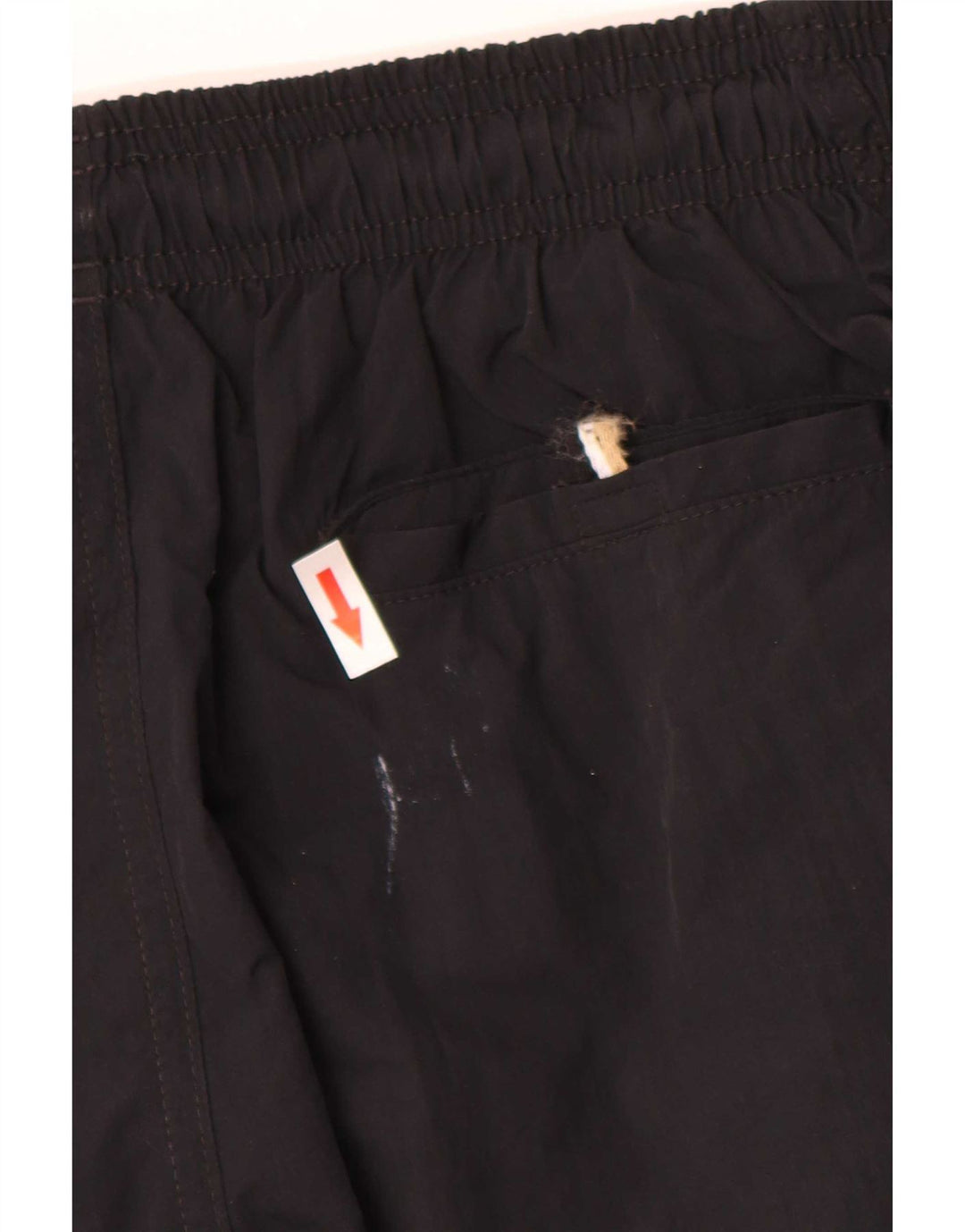 Hugo Boss Shorts de natação masculino gráfico médio preto poliamida