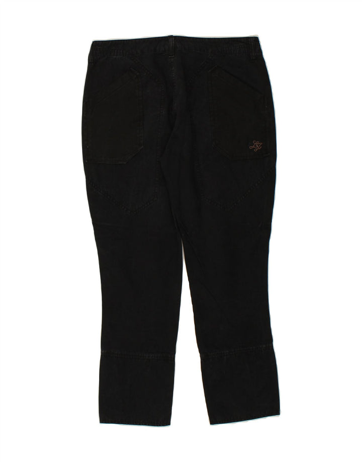LIU JO Womens Slim Cropped Jeans W30 L26 Black Cotton Vintage Liu Jo and Second-Hand Liu Jo from Messina Hembry 