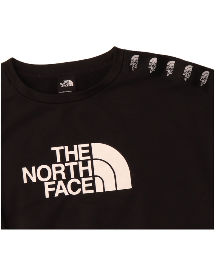Suéter gráfico feminino The North Face UK 14 médio preto