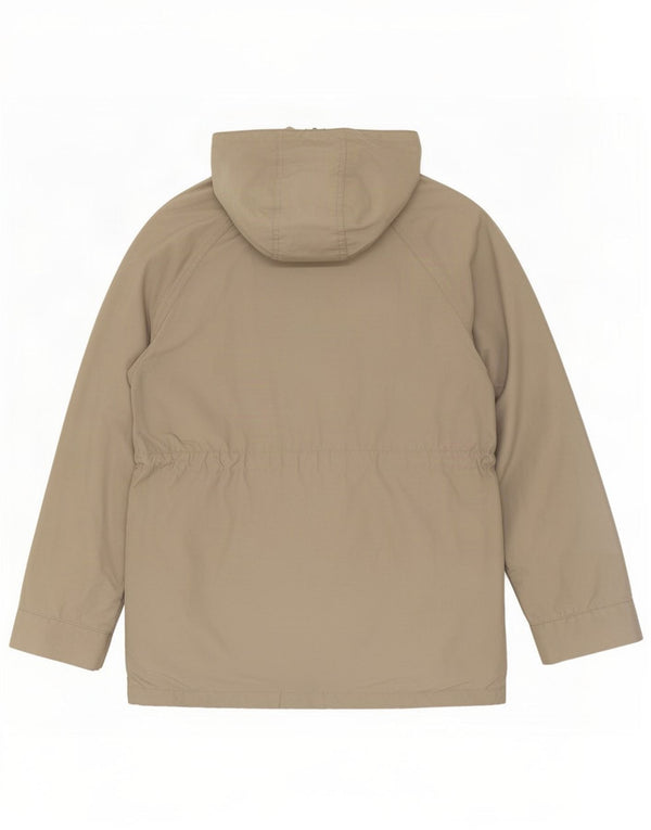 Jaqueta masculina Woolrich com capuz Parka UK 38 algodão cinza médio