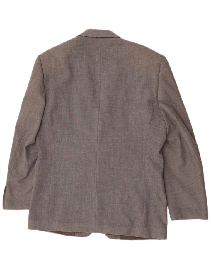 Jaqueta Blazer Cacharel Masculina com 2 Botões Reino Unido 38 Cinza Médio
