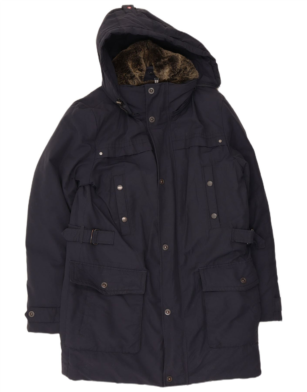 Casaco corta-vento masculino Canadiens com capuz IT 52 XL azul marinho