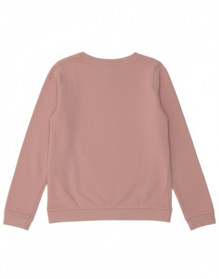Suéter gráfico feminino GUESS 9-10 anos rosa