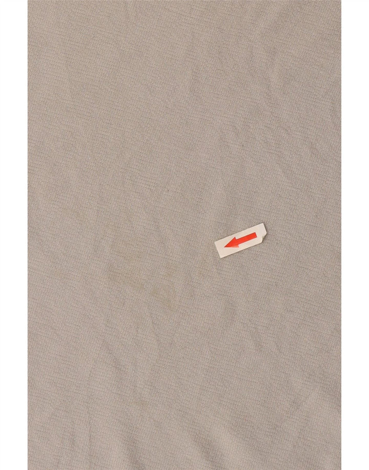 Camiseta masculina Zara Top cinza médio algodão