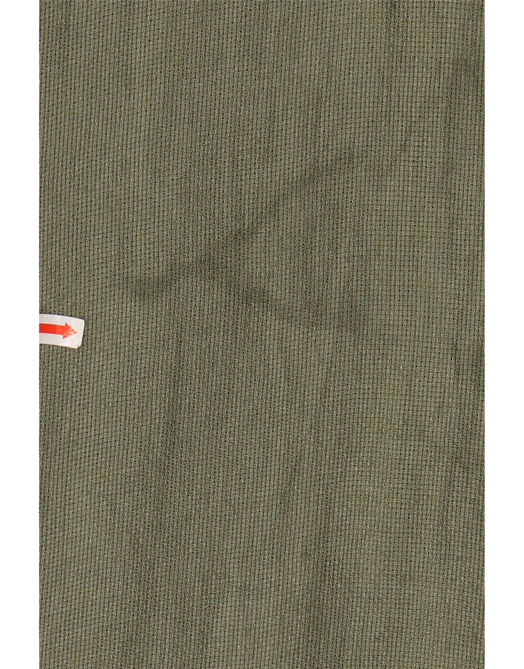 BANANA REPUBLIC Camisa masculina de manga curta com ajuste solto, linho cáqui médio