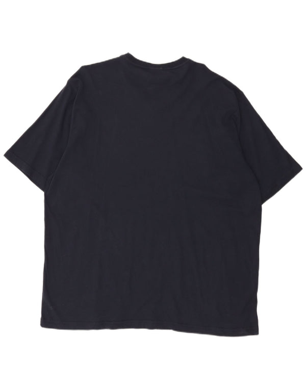 Camiseta masculina Adidas Top XL azul marinho algodão
