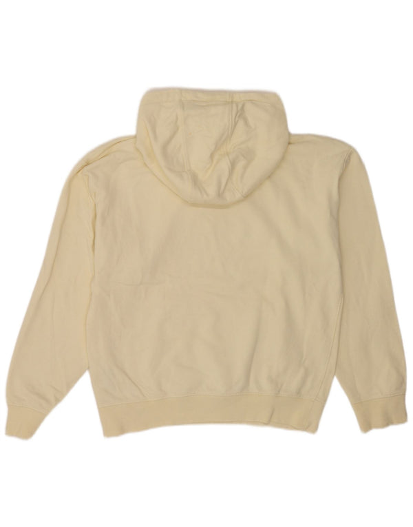 Nike masculino solto ajuste moletom com capuz pequeno algodão amarelo