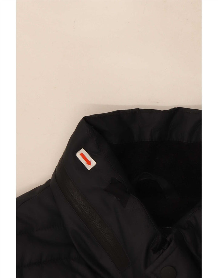 Jaqueta acolchoada masculina Superdry UK 38 poliéster preto médio