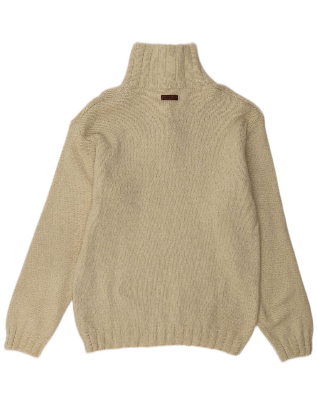 Suéter masculino Marlboro Classics com gola redonda XL lã bege