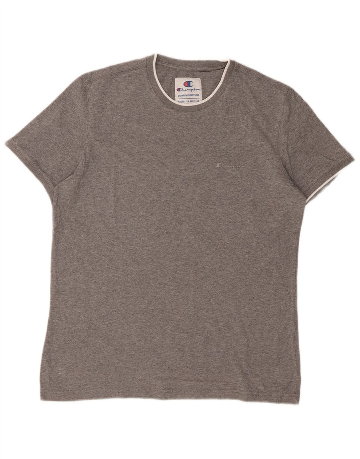 CAMPEÃO Camiseta Masculina Top Grande Cinza