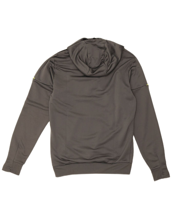 Adidas Mens Aeroready Zip Neck Hoodie Jumper XS Cinza Poliéster