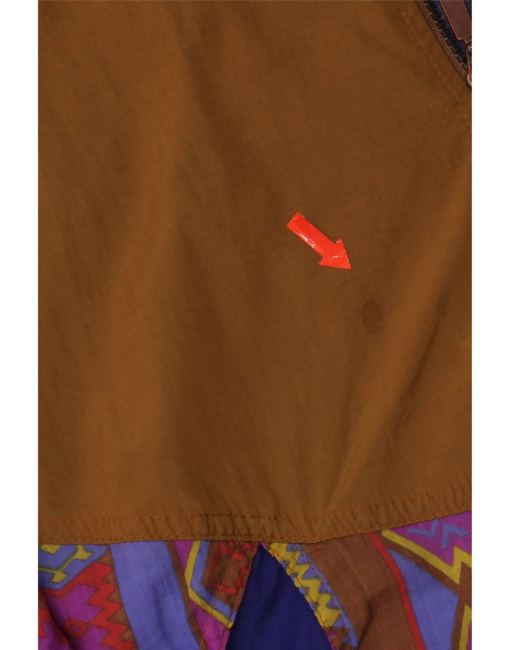 Jaqueta Anorak Oversized Feminina Silvy IT 44 Medium Bege Colourblock