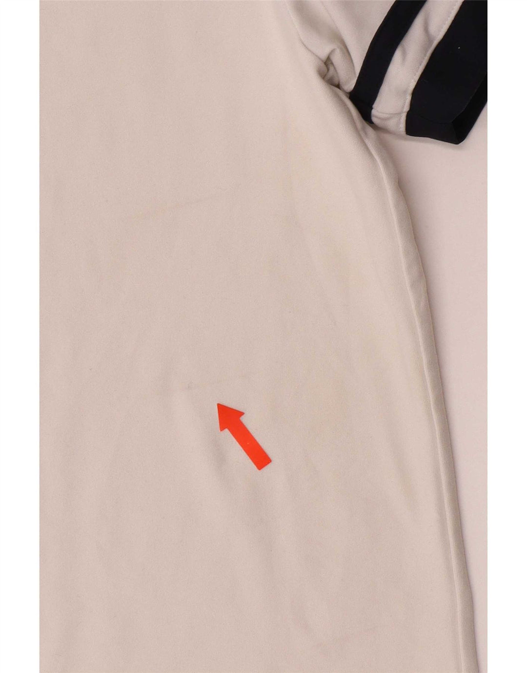 Camisa polo masculina Nike Dri Fit UK 38/40 médio branco colorblock poliéster