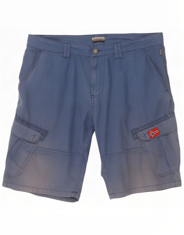 Napapijri Mens Geographic Cargo Shorts Grande W36 Azul