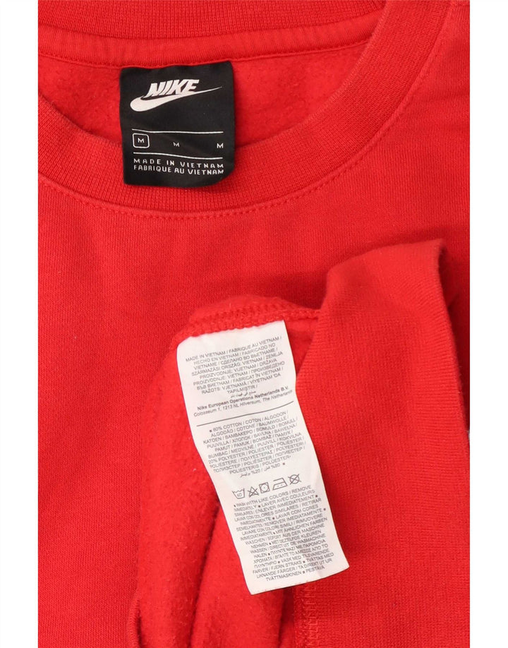 Nike moletom masculino jumper médio algodão vermelho